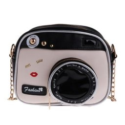 Sac à main en forme d'appareil photo pour femmes petit sac à bandoulière sacoche
