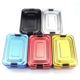 Boîte à lunch en aluminium boîte à bento conteneur de stockage des aliments boîte à lunch