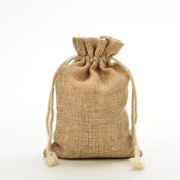 Mini sac en poudre de toile de jute rustique sac de proximité faveur de fête de mariage haute