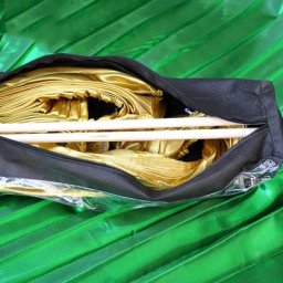 Ailes de brevdu Ventre en Acier Inoxydable Bâton Télescopique Indien Égyptien Nouveau Sac
