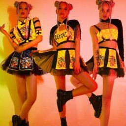 Costume de brevJazz pour Femme Adulte Sexy Discothèque Gogos Dj Vêtements de Chanteur de Style
