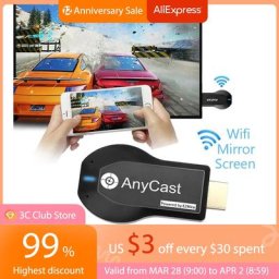 Anycast – clé TV M2 Plus Dongle récepteur sans fil pour écran miroir DLNA Miracast Airplay 1080P