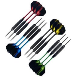 12 pièces fléchettes professionnelles pointes en acier arbres en aluminium vol en PET pour jeu de