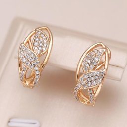 Kinel – boucles d'oreilles en cristal de Zircon naturel pour femmes bijoux en forme de fleur