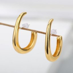 Boucles d'Oreilles Pendantes en Métal Argenté pour Femme Créoles Esthétiques Kpop Accessoires