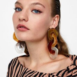 FishSheep – boucles d'oreilles en acrylique pour femmes bijoux de fête forme géométrique