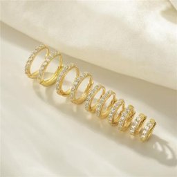 CANNER – boucles d'oreilles en argent Sterling 925 pour femmes rondes Micro incrustation