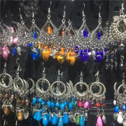 Boucles d'oreilles Boho Beads pour femmes Boucles d'oreilles pendantes Bijoux Franges Gland