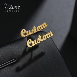 UZone – boucles d'oreilles en acier inoxydable pour femmes et filles bijoux personnalisés 1 paire