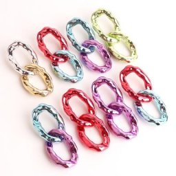 FishSheep-Boucles d'Oreilles Géométriques en Acrylique pour Femme Bijoux à Long Lien Style Rock