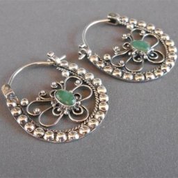 Boucles d'oreilles papillon en métal sculpté pour femme boucles d'oreilles pendantes rondes en
