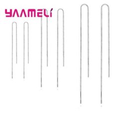 Boucles d'oreilles en argent Sterling 925 Simple et tendance bijoux pour femmes bijoux de mariage