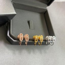 Boucles d'oreilles chaîne diamant exquise pour femme série de bijoux originaux classiques français