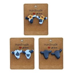 Boucles d'oreilles en forme d'animaux pour femmes et filles bijoux à la mode simples en forme de