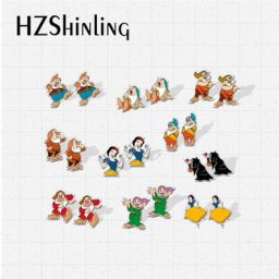 Boucles d'oreilles princesse Blanche-Neige et la reine maléfique histoire Sweety élection bijoux