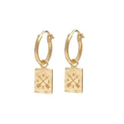 Aide – boucles d'oreilles pendantes en argent Sterling 925 bijoux ethniques pour hommes visage