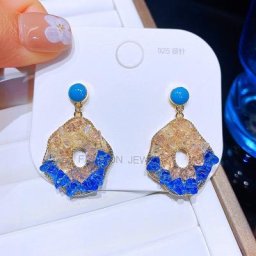 Boucles d'oreilles en forme de cœur pour femmes bijoux de luxe en cristal autrichien fait à la
