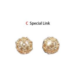 Boucles d'Oreilles C Lien Spécial Exclusif pour le Client