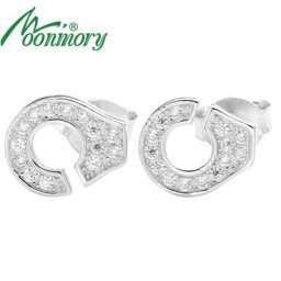 Moonmory – boucles d'oreilles en argent Sterling 925 pour femmes bijoux populaires européens