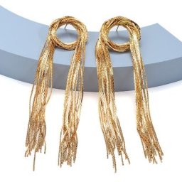 Boucles d'oreilles à pampilles en alliage vintage pour femmes boucles d'oreilles pendantes en métal