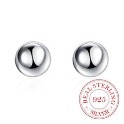 Boucles d'oreilles élégantes pour femmes bijoux en argent Sterling 925 de haute qualité perles
