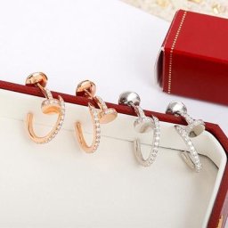 Boucles d'oreilles en argent regardé 2023 pour dames personnalité mode marque de luxe bijoux