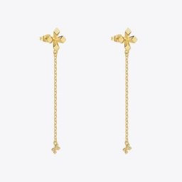 ENFASHION – boucles d'oreilles porte-bonheur à quatre feuilles pour femmes couleur or fiançailles