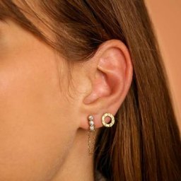 Boucles d'oreilles à la mode coréenne pour femmes bijoux en acier inoxydable chaîne goutte d'eau