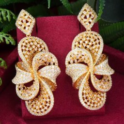 GODpastel MAXI-Boucles d'Oreilles Africaines avec Nministériels ds Papillon pour Femme ixde