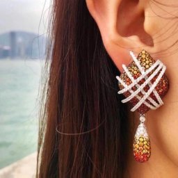 GODKI – boucles d'oreilles en Zircon cubique pour femme breloques de marque célèbre goutte d'eau
