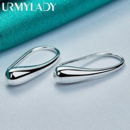 URMYLADY – boucles d'oreilles goutte d'eau en argent Sterling 925 pour femmes bijoux à la mode