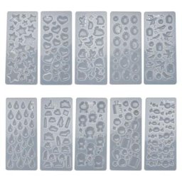 ConfronPendant Porte-clés Considérant le moule Boucles d'oreilles multi-styles Eardstressrecruté
