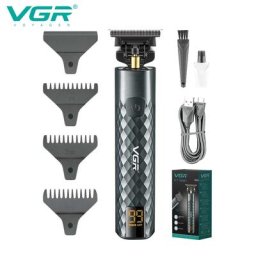 VGR tondeuse cheveux professionnelle tondeuse barbe Tondeuse à cheveux Sans fil Machine de coupe de