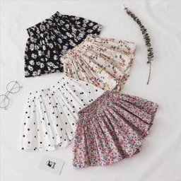 Jupe-short d'été à imprimé Floral pour filles vêtements pour enfants Tutu jambes amples tailles