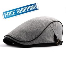 Bérets en coton réglables pour hommes chapeaux Newsboy casquettes de soleil classiques béret en