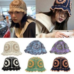 Chapeaux de pêcheur ajourés Style INS avec Design Floral chapeaux seau applicables toutes saisons