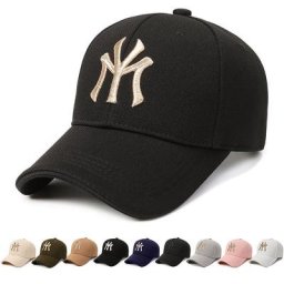 Casquette de baseball brodée de lettres pour hommes et femmes chapeaux Snapback monochromatique