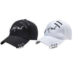Casquette de Baseball à visière avec lettre chapeau en langue de canard décontracté et ajustable