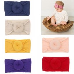 Bandeau à nœud pour bébé accessoires pour cheveux Turban pour nouveau-né fille enfant en bas âge