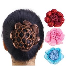Filet à cheveux en crochet pour filles couverture élastique pour chignon pour danse de Ballet