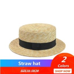 Chapeau de soleil pour parents et enfants mignon fait à la main pour femmes casquette de paille