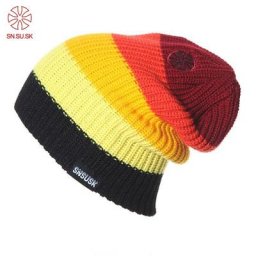 SNSUSK Gorros-Casquettes d'hiver croates pour hommes et femmes chapeaux de ski crânes et bonnets