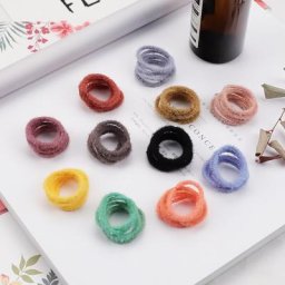 Bandeau en caoutchouc élastique pour cheveux de bébé 3cm 100 pièces chouchous pour enfants