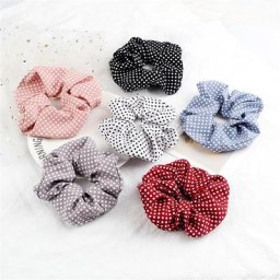 Lot de 3 bandes de cheveux à pois en coton pour femmes et filles élastique coréen accessoires pour