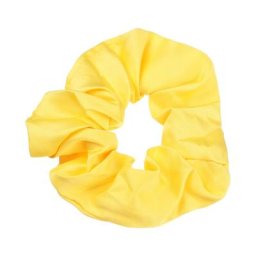 Chouchous jaunes à imprimé floral pour femmes accessoires pour cheveux cravates élastiques en
