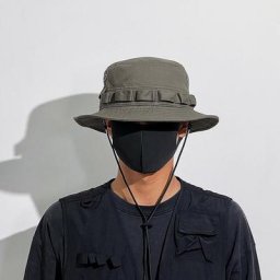 Hommes Femmes Seau Chapeau Boonie Chapeau Pliable Large Bord Soleil Protection Coton Crème Solaire