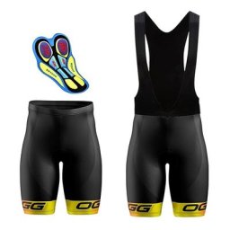 Cuissard à bretelles de cyclisme pour homme short de motard VTT descente gel nouveau 2023