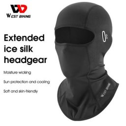 Masque de cyclisme casquette de vélo en soie glacée chapeau de vélo couvre-chef Anti-UV écharpe