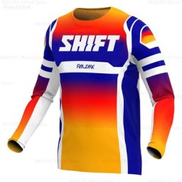 WinterFT RAUDAX-Maillot de moto à manches longues pour hommes T-shirt de descente Vêtements de