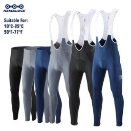 KEMALOCE – pantalon de cyclisme pour hommes séchage rapide bleu/noir/gris coussin en Gel vtt